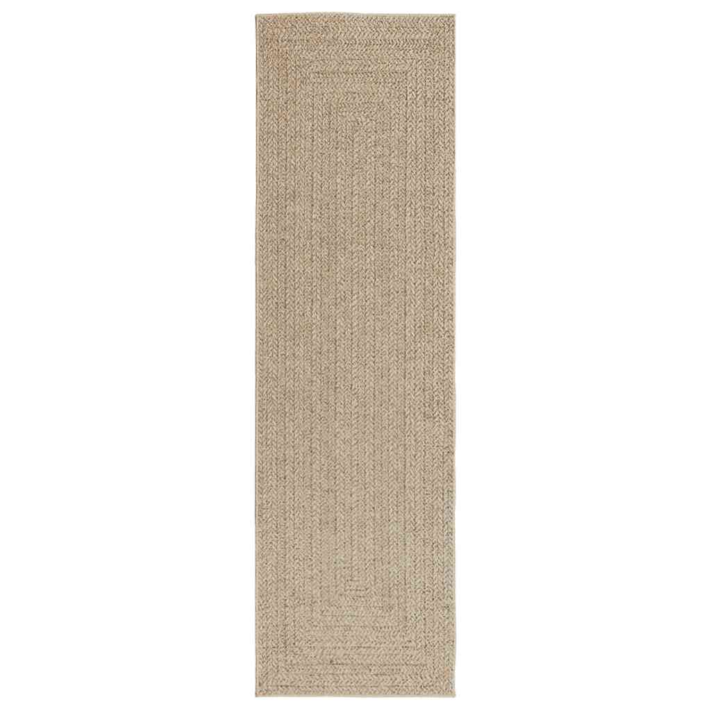 Vidaxl Rug Zizur Beige uvnitř a vně 80x250 cm juta vzhledu