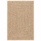 Vidaxl vloerkleed zizur beige binnen en buiten 100x200 cm jute look
