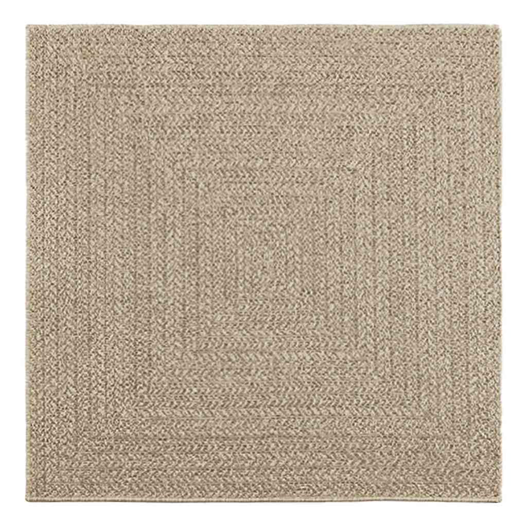 Vidaxl rug Zizur Beige Inside and outside 120x120 cm jute look
