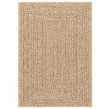 Vidaxl rug Zizur Beige Inside and outside 120x170 cm Jute look
