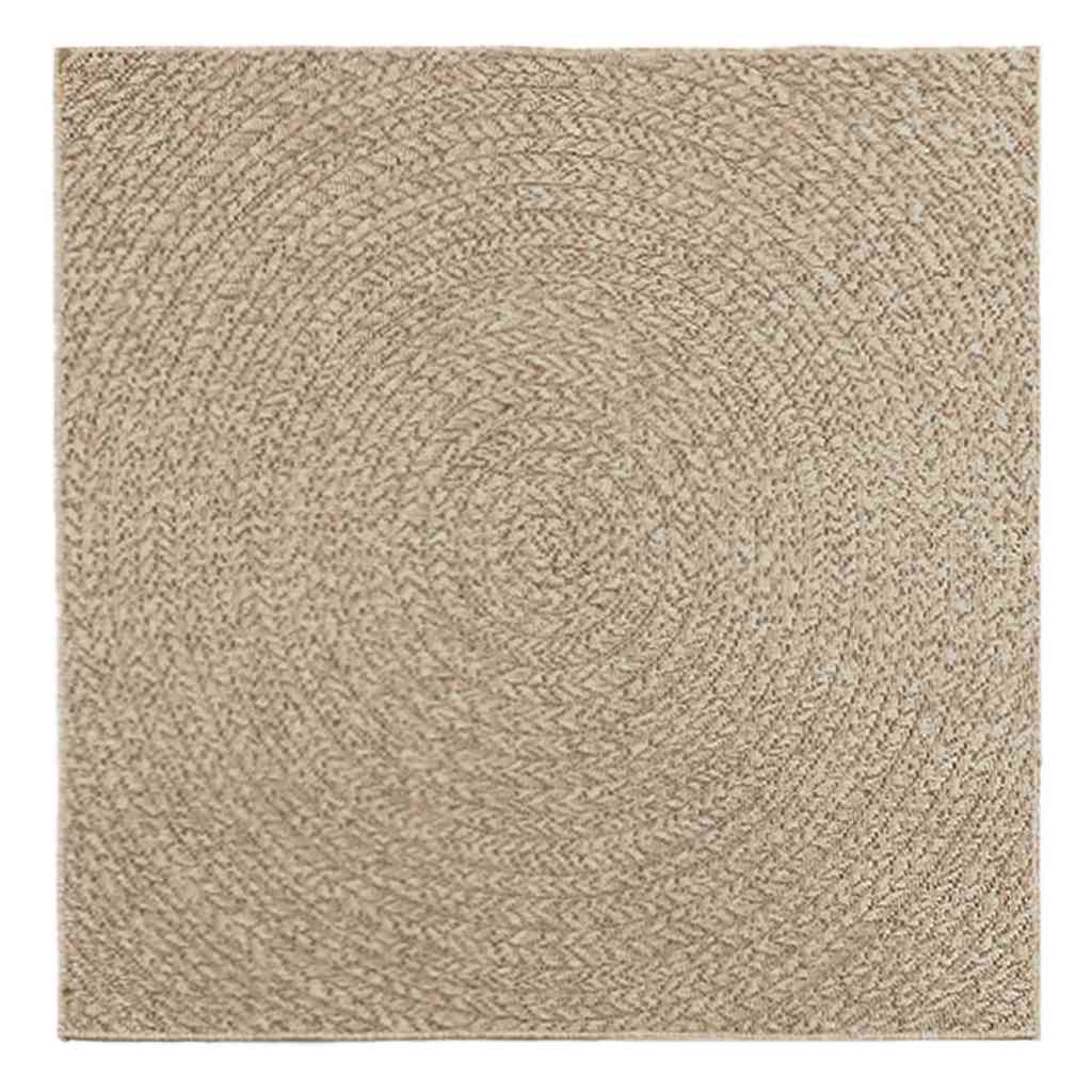 Vidaxl rug Zizur Beige Inside and outside 120x120 cm jute look