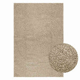 Vidaxl rug Zizur Beige Inside and outside 120x170 cm Jute look