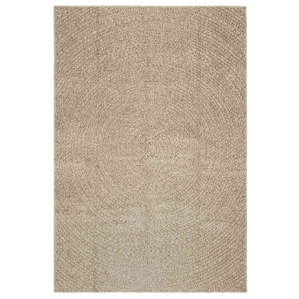 Vidaxl rug Zizur Beige Inside and outside 140x200 cm Jute look