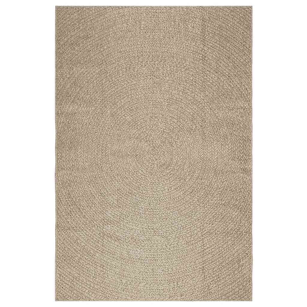 Vidaxl rug Zizur Beige Inside and outside 160x230 cm jute look
