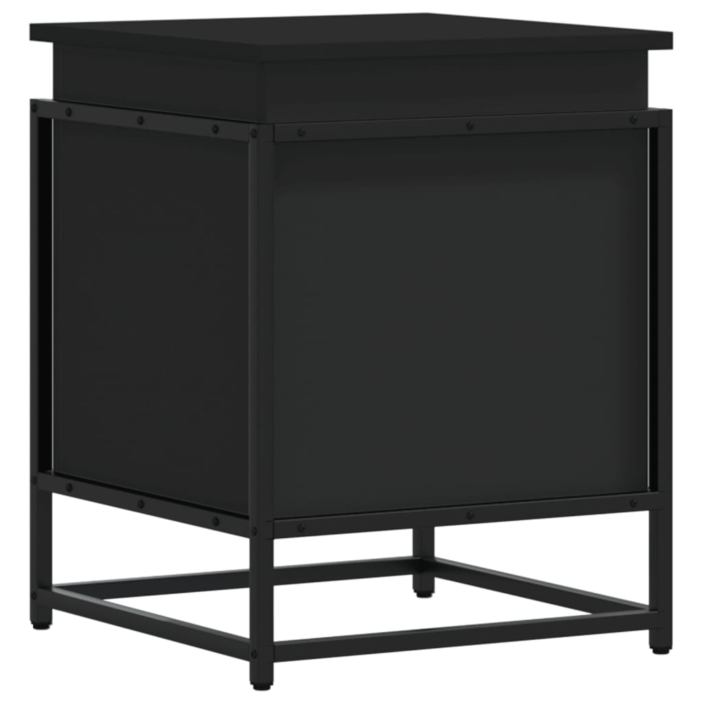 Casella di archiviazione Vidaxl con coperchio 40x40x51.5 cm in legno elaborato