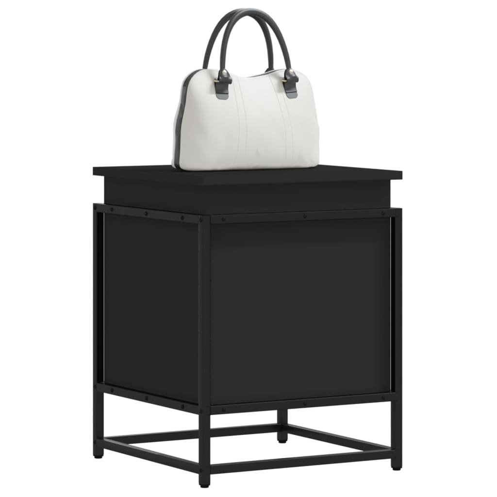 Casella di archiviazione Vidaxl con coperchio 40x40x51.5 cm in legno elaborato