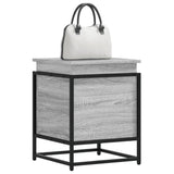 Úložný box Vidaxl s víkem 40x40x51,5 cm Zpracované dřevo šedá sonoma