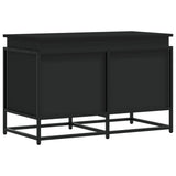 Casella di archiviazione Vidaxl con coperchio 80x40x51.5 cm in legno elaborato