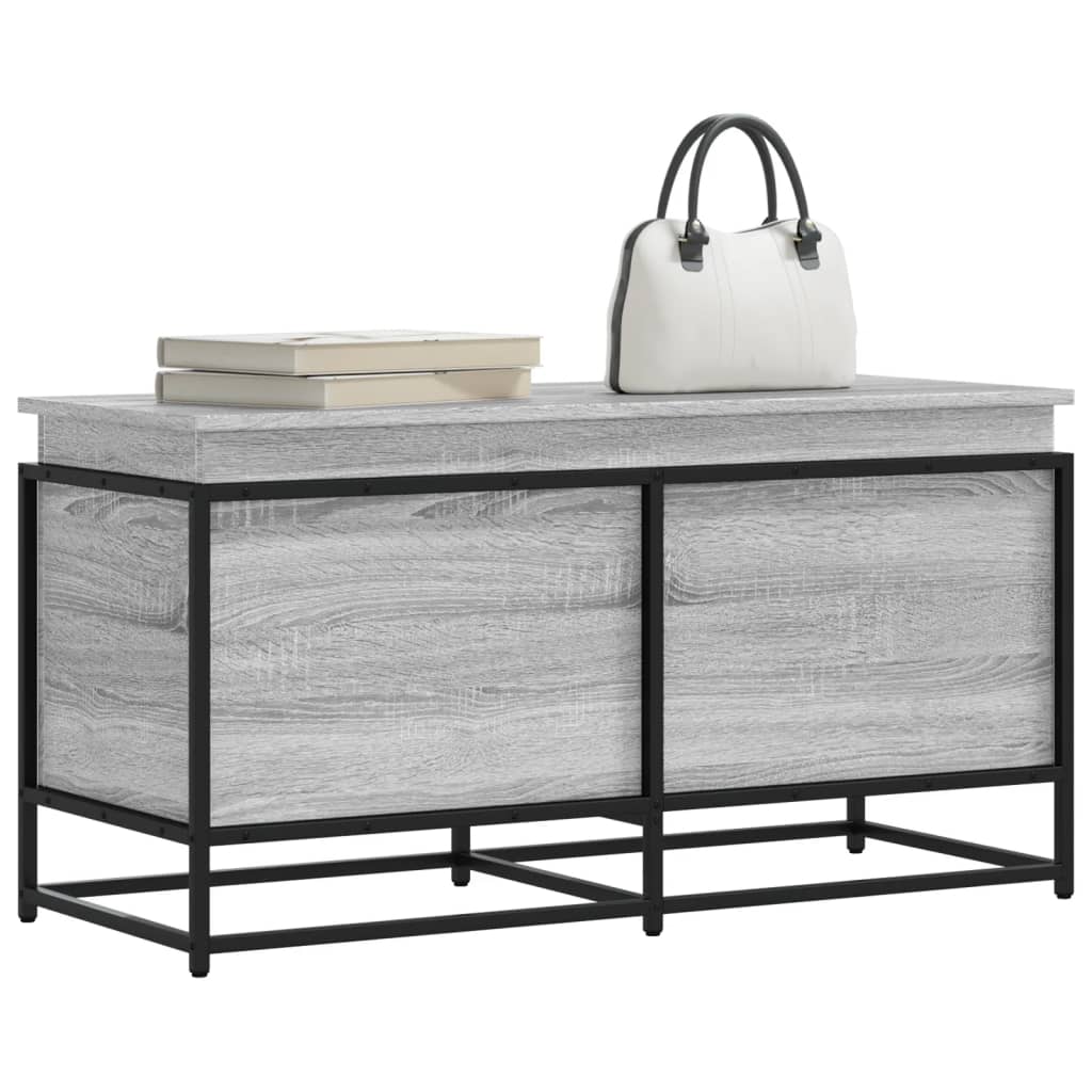 Pudełko pamięci VIDAXL z pokrywką 100x40x51,5 cm Properted Wood Grey Sonoma