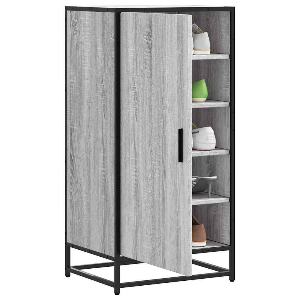Vidaxl Shoe Rack 48x38x97.5 cm Color de roble de sonoma de madera procesada