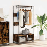 Vidaxl Wardrobe 90x50x180 cm Properted Wood Smoked Oak colored