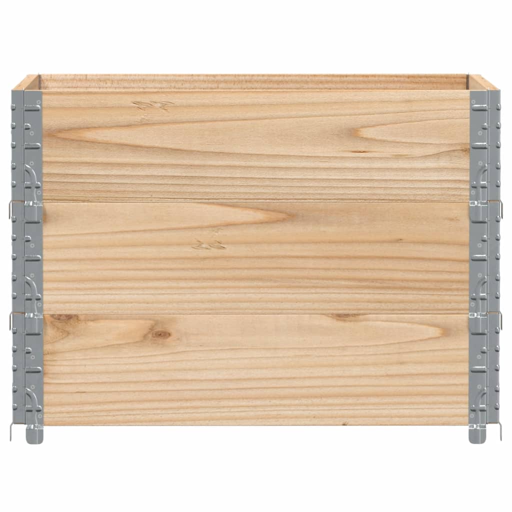 Vidaxl PalletopzeTranden 3 ST 80X60 cm pevná borovice