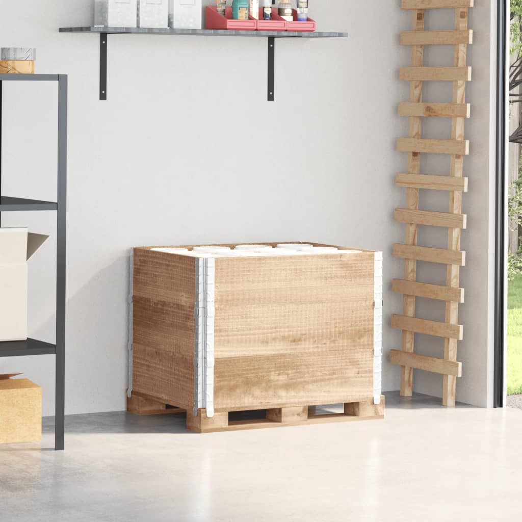 Vidaxl PalletopzeTranden 3 ST 80X60 cm pevná borovice