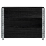 Vidaxl paletopzetranden 3 st 80x60 cm pin solide noir noir