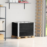 Vidaxl paletopzetranden 3 st 80x60 cm pin solide noir noir