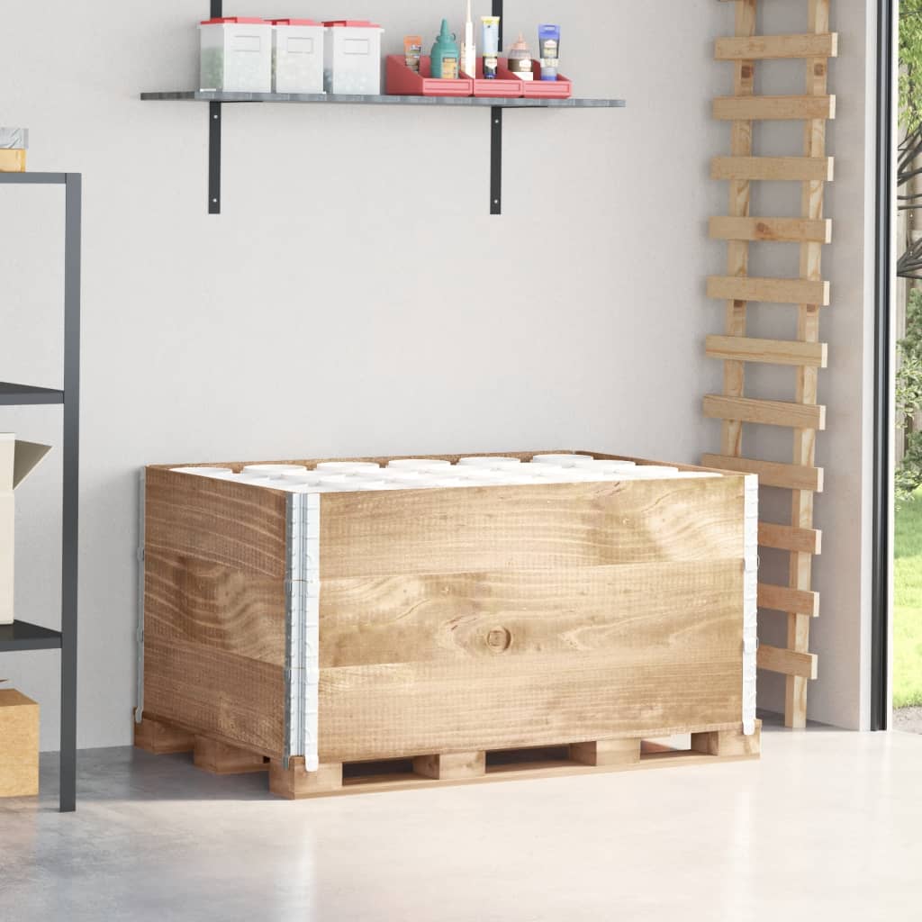 Vidaxl paletopzeTranden 3 ks 120x80 cm pevná borovice