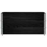 Vidaxl paletopzeTranden 3 ks 120x80 cm pevná borovice černá černá