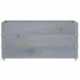 Vidaxl paletopzetranden 3 ks 120x80 cm pevná borovice šedá šedá