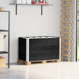 Vidaxl paletopzetranden 3 ks 100x50 cm pevná borovice černá černá černá
