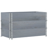 Vidaxl paletopzeTranden 3 ks 100x50 cm pevná borovice šedá