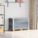 Vidaxl paletopzeTranden 3 ks 100x50 cm pevná borovice šedá