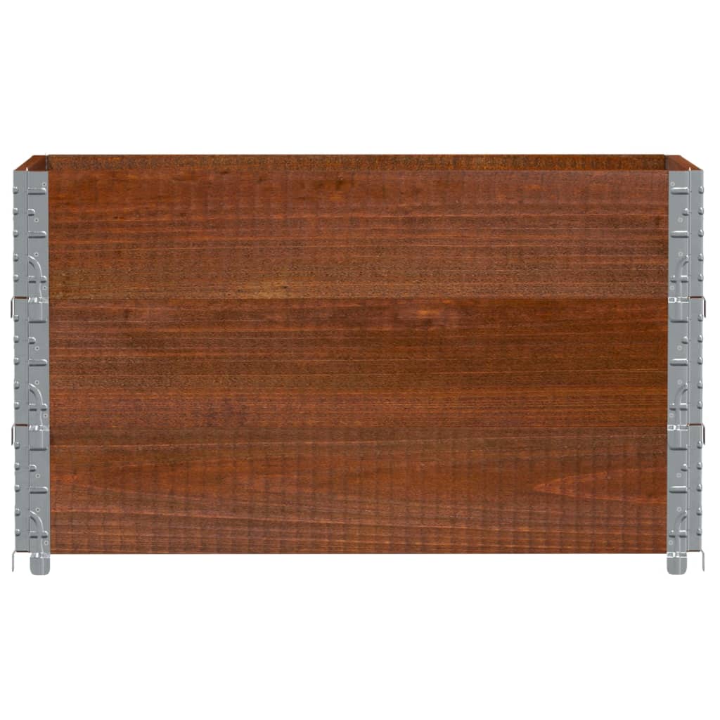 Vidaxl paletopzeTranden 3 ks 100x50 cm pevná borovice borovice hnědá