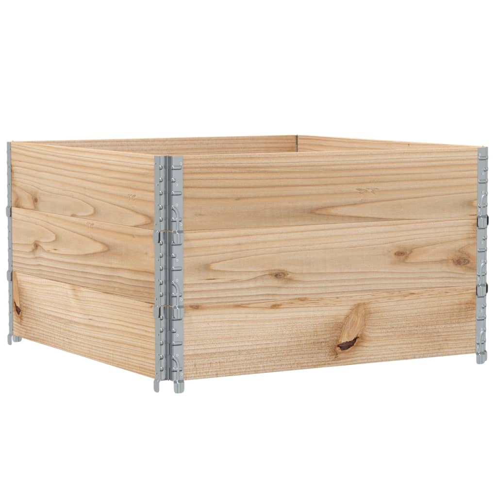 Vidaxl paletopzeTranden 3 ks 100x100 cm pevná borovice