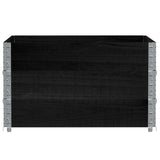 Vidaxl paletopzetranden 3 ks 100x100 cm pevná borovice černá borovice