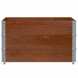 Vidaxl paletopzetranden 3 ks 100x100 cm pevná borovice borovice hnědá