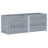 Vidaxl Palletopzetranden 3 st 150x50 cm Solid pine Gray