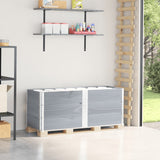 Vidaxl Palletopzetranden 3 st 150x50 cm Solid pine Gray