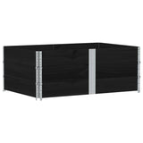 Vidaxl Palletopzetranden 3 ST 150x100 cm Pino nero nero