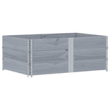 Vidaxl Palletopzetranden 3 ST 150x100 cm Grigio grigio pino grigio