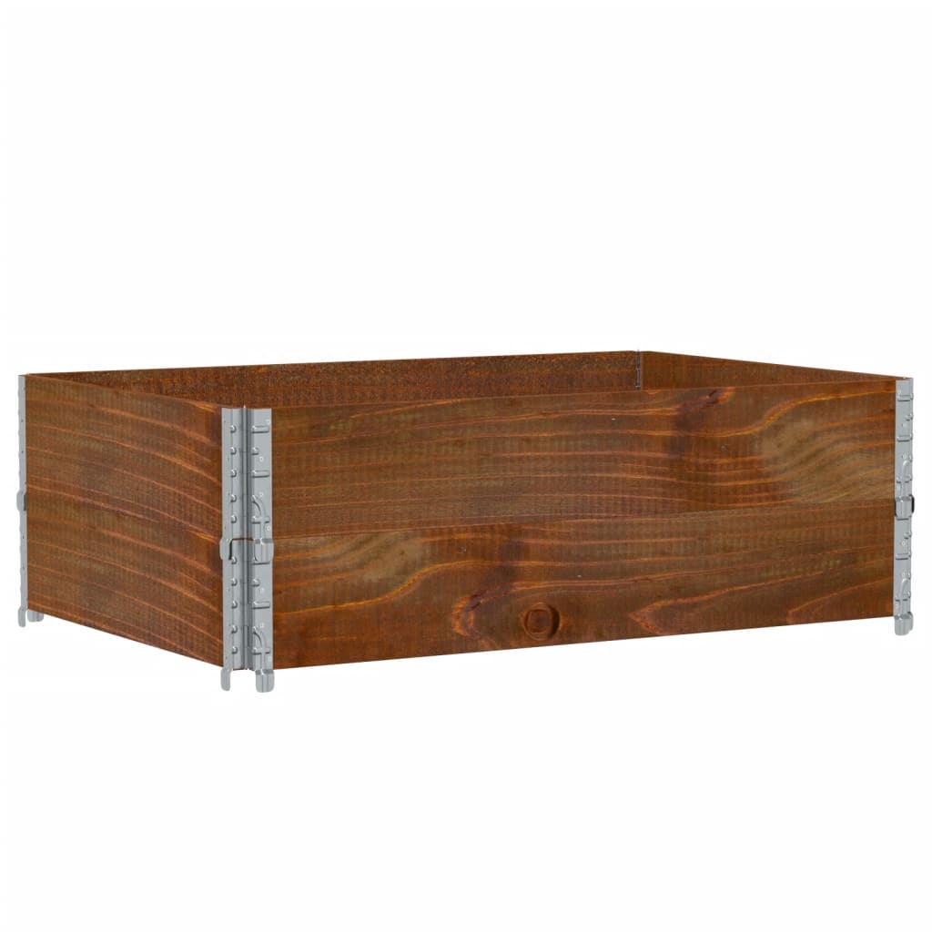 Vidaxl Planning Box 120x80 cm pevná borovice hnědá