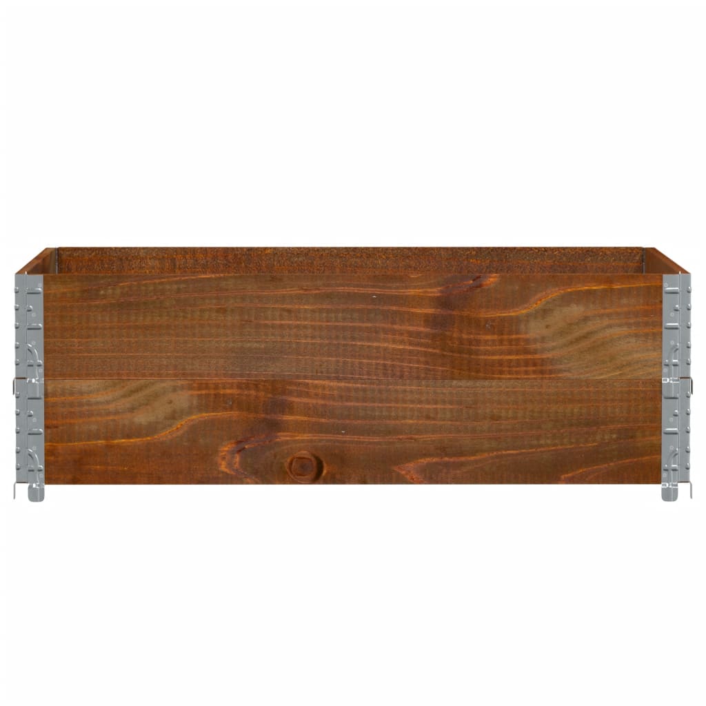 Vidaxl Planning Box 120x80 cm pevná borovice hnědá