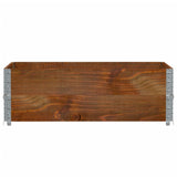 Vidaxl Planning Box 120x80 cm pevná borovice hnědá