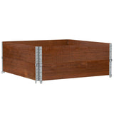 Vidaxl Planning Box 100x100 cm pevná borovice hnědá