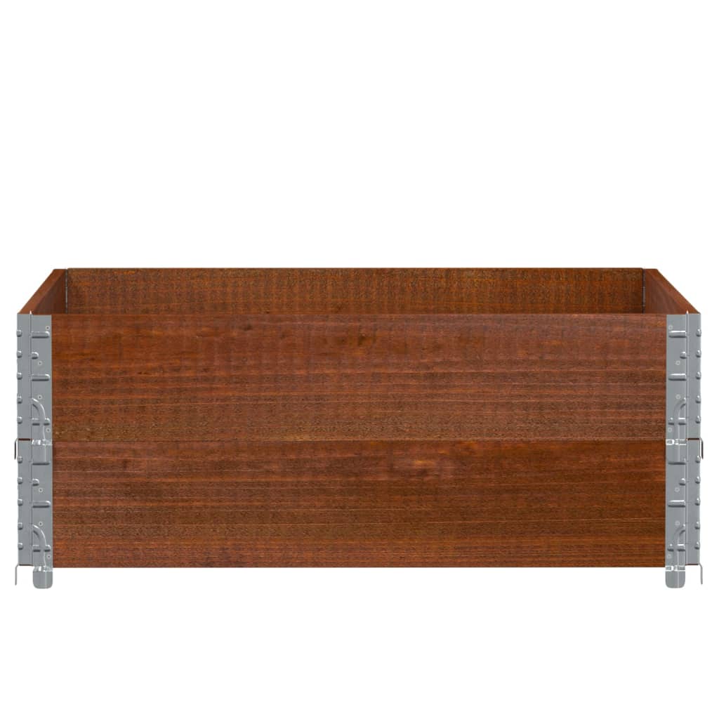 Vidaxl Planning Box 100x100 cm pevná borovice hnědá