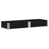 Vidaxl Planning Box 150x50 cm pevná borovice černá