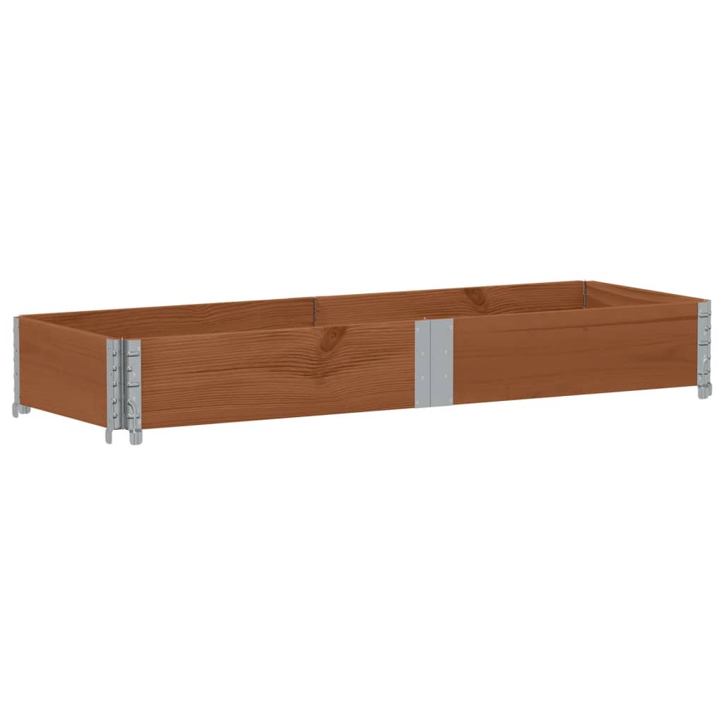Plánovací box Vidaxl 150x50 cm pevná borovice hnědá
