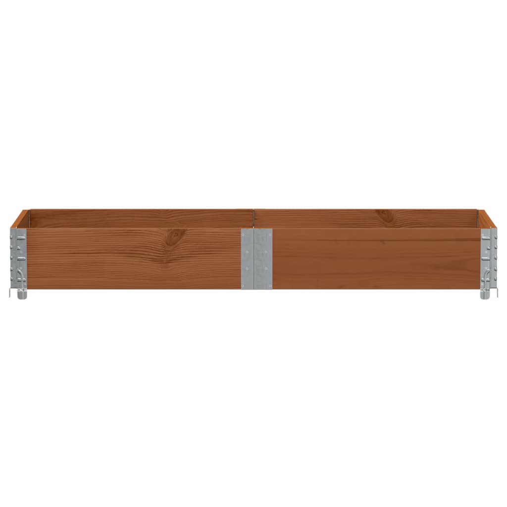 Plánovací box Vidaxl 150x50 cm pevná borovice hnědá