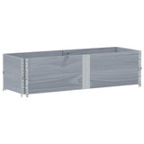 Spanter Vidaxl 150x50 cm pevná borovice šedá