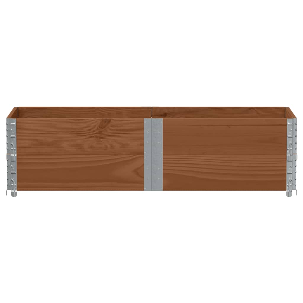 Plánovací box Vidaxl 150x50 cm pevná borovice hnědá