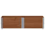 Plánovací box Vidaxl 150x50 cm pevná borovice hnědá