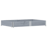 Plánovací box Vidaxl 150x100 cm pevná borovice šedá