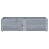 Plánovací box Vidaxl 150x100 cm pevná borovice šedá