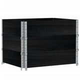 Vidaxl Planning Box 80x60 cm pevná borovice černá