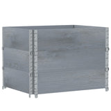 Vidaxl Planning Box 80x60 cm pevná borovice šedá