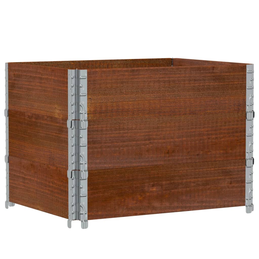 Vidaxl Planning Box 80x60 cm pevná borovice hnědá