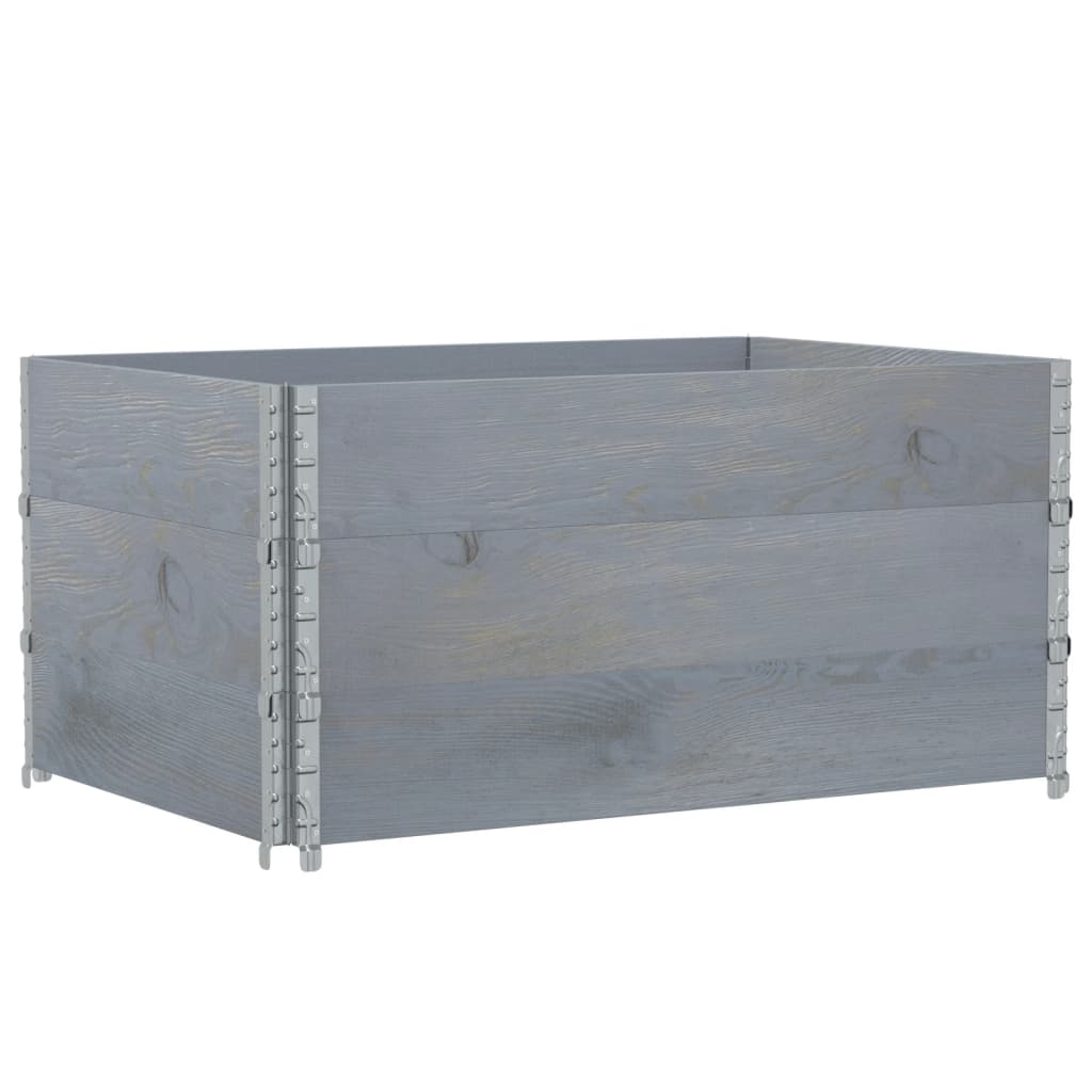 Vidaxl Planning Box 120x80 cm pevná borovice šedá